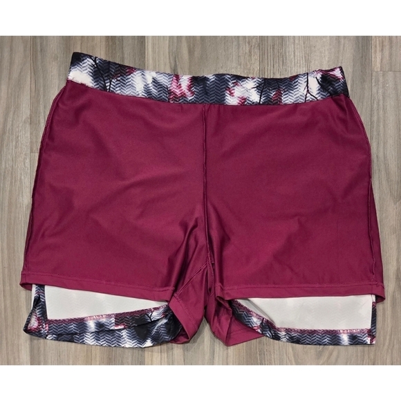 Lady Hagen Blue & Pink Floral Mini Golf Skort Size 14 - Picture 6 of 10